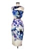 ASOS Graphic Blue Cocktail Dress Size 6 - photo 1