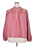 Oddi Pink Long Sleeve Blouse Size XXL - photo 1