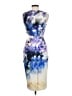 ASOS Graphic Blue Cocktail Dress Size 6 - photo 2