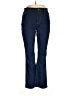 Lands' End Chevron-herringbone Blue Jeans Size 14 - photo 1