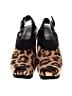 Stuart Weitzman Animal Print Brown Heels Size 6 1/2 - photo 2