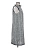 Eri + Ali 100% Polyester Tweed Silver Gray Casual Dress Size S - photo 4