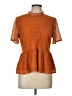 Sandy & Sid Orange Short Sleeve Blouse Size L - photo 1