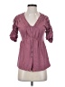 Sundance Purple Short Sleeve Blouse Size S - photo 1