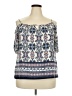 Kaileigh Blue 3/4 Sleeve Blouse Size XXL - photo 1