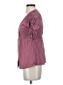 Sundance Purple Short Sleeve Blouse Size S - photo 5