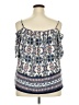 Kaileigh Blue 3/4 Sleeve Blouse Size XXL - photo 2