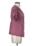 Sundance Purple Short Sleeve Blouse Size S - photo 4
