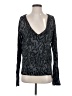 Pam & Gela Animal Print Black Pullover Sweater Size S - photo 1