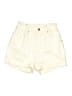 Express Solid Ivory Khaki Shorts Size M - photo 1