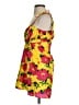 Kourt 100% Polyester Tropical Yellow Cocktail Dress Size S - photo 5