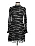 Topshop 100% Polyester Animal Print Silver Cocktail Dress Size 8 - photo 1