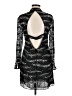 Topshop 100% Polyester Animal Print Silver Cocktail Dress Size 8 - photo 2