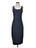 FLX Solid Gray Casual Dress Size XS - photo 1