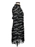 Topshop 100% Polyester Animal Print Silver Cocktail Dress Size 8 - photo 4
