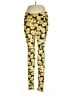 Lularoe Floral Yellow Leggings Size 1X (Tall & Curvy) - photo 1