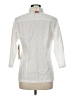 Bill Blass 100% Cotton White Long Sleeve Button-Down Shirt Size M - photo 2