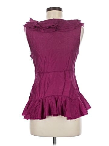 Donna Karan New York Sleeveless Silk Top (view 2)