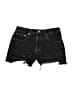 Levi's 100% Cotton Black Denim Shorts Size 27 waist - photo 1