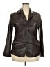 Vera Pelle 100% Leather Brown Blazer Size 20 (estimated) - photo 1