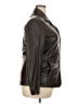 Vera Pelle 100% Leather Brown Blazer Size 20 (estimated) - photo 4