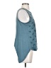 Evolution and Creation Teal Sleeveless Blouse Size S - photo 4