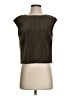 Crescent 100% Polyester Brown Green Sleeveless Blouse Size XS - photo 1