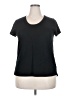 Merona Solid Black Short Sleeve T-Shirt Size XXL - photo 1