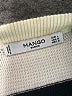 Mango Stripes Orange Pullover Sweater Size M - photo 7