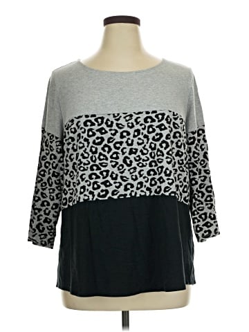 Belle By Kim Gravel 3/4 Sleeve T-Shirt (view 1)