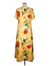 Unbranded Tropical Yellow Casual Dress Size 1X - photo 2
