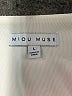 MIOU MUSE Ivory Sleeveless Blouse Size L - photo 7