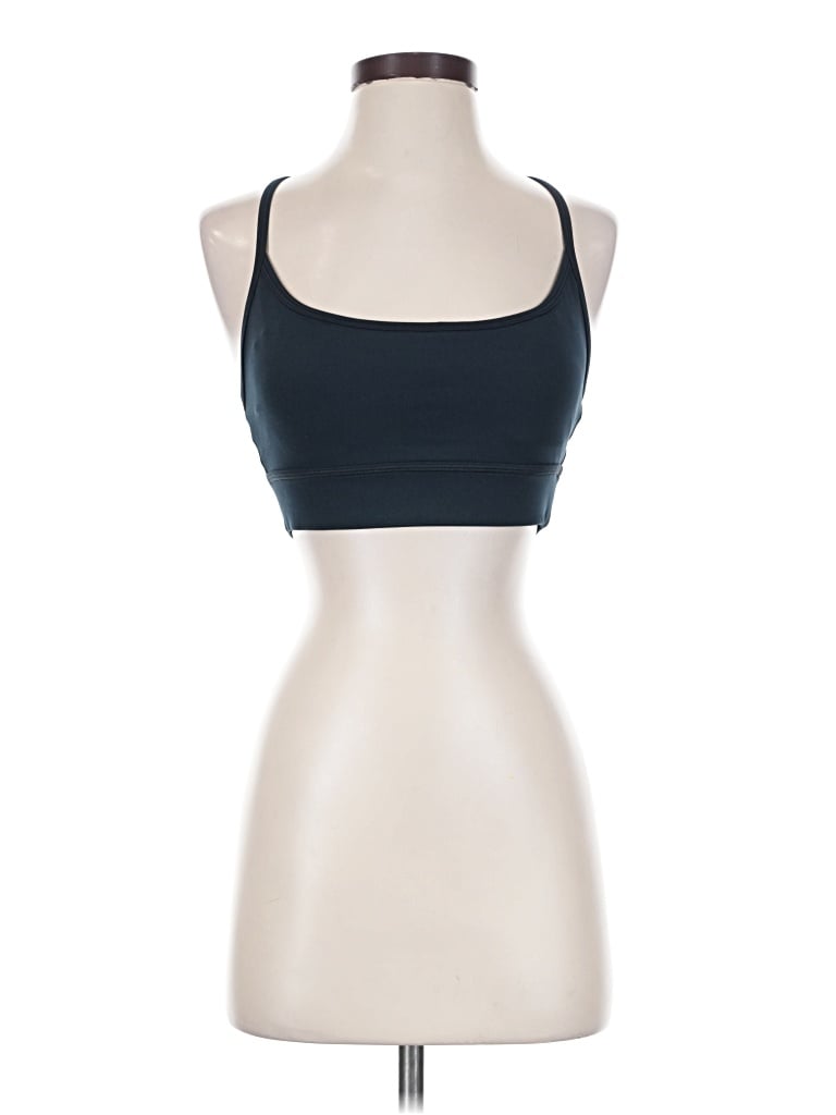 Pre-owned Vitality Tank Top Blue Halter Neckline Tops
