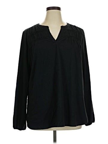 Isaac Mizrahi LIVE! Long Sleeve Polo (view 1)