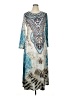 Unbranded Paisley Teal Casual Dress Size XL - photo 1