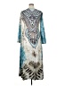 Unbranded Paisley Teal Casual Dress Size XL - photo 2