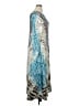 Unbranded Paisley Teal Casual Dress Size XL - photo 4