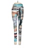 Assorted Brands Print Blue Leggings Size S - photo 1