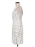 SO 100% Rayon Stripes White Casual Dress Size M - photo 5