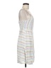 SO 100% Rayon Stripes White Casual Dress Size M - photo 4