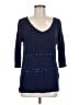 White House Black Market 100% Viscose Blue Pullover Sweater Size M - photo 1