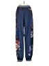 Johnny Was Graphic Blue Casual Pants Size XS - photo 2
