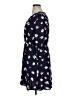 dip 100% Viscose Print Blue Casual Dress Size XL - photo 5