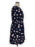 dip 100% Viscose Print Blue Casual Dress Size XL - photo 4