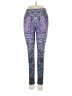 Assorted Brands Print Purple Active Pants Size S - photo 1