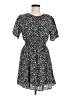 Hayden 100% Polyester Print Black Casual Dress Size M - photo 1