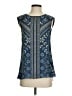 BCBGMAXAZRIA Blue Sleeveless Blouse Size S - photo 1