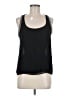 Topshop 100% Polyester Black Sleeveless Top Size 6 - photo 1