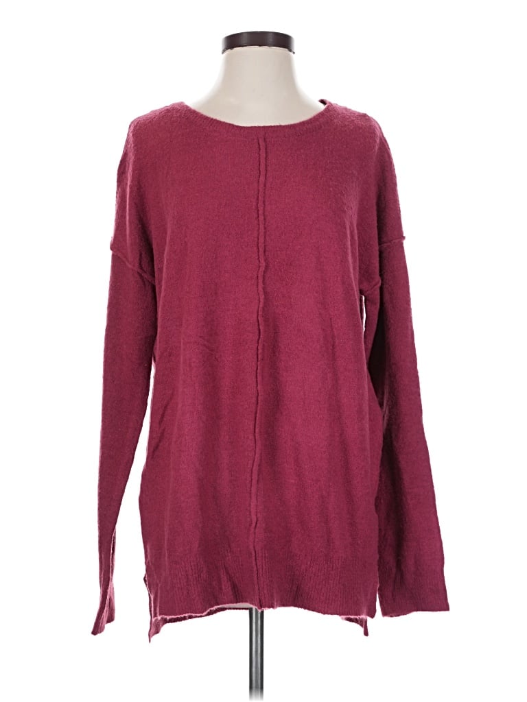 Pre-owned Andree By Unit Pullover Sweater In Burgundy