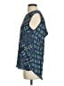 BCBGMAXAZRIA Blue Sleeveless Blouse Size S - photo 5
